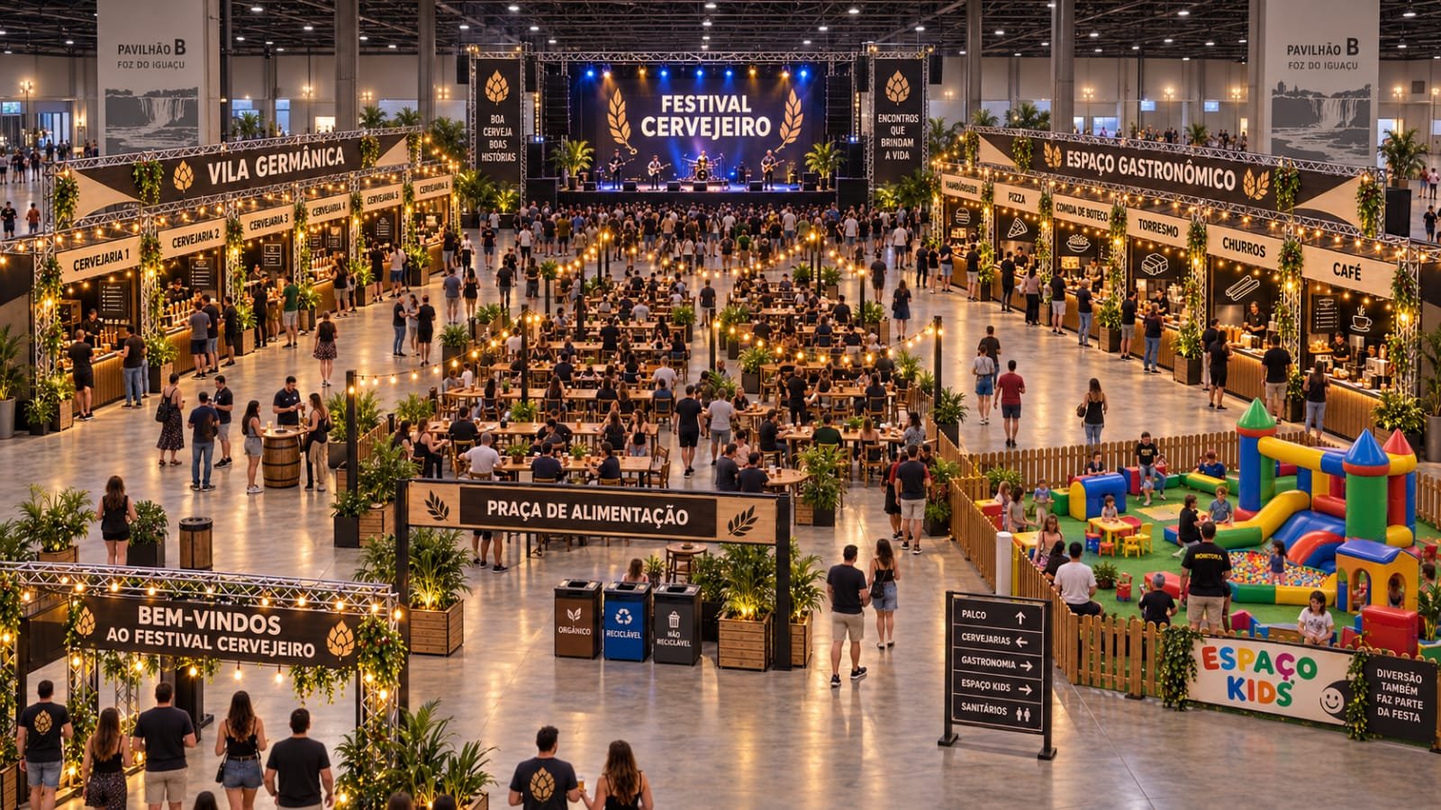 Visão geral do Festival Cervejeiro
